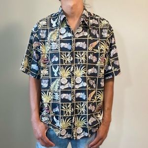 Harley Davidson button up shirt XL